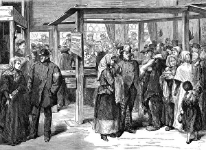 Food Bank Prints: Municipal canteen at the corner of the Boulevard Poissonniere