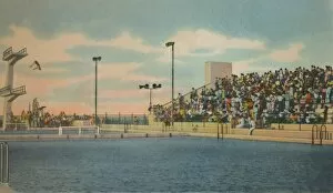 Raul De La Gallery: Municipal Swimming Pool, Barranquilla, c1940s