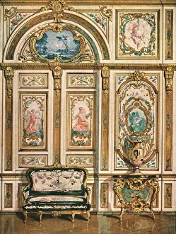 Council Chamber Prints: Mural decoration in the Palace of Fontainebleau, France, (1928). Creator: Unknown