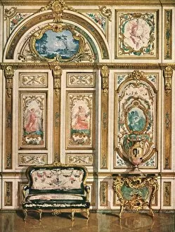 Bossert Helmuth Gallery: Mural decoration in the Palace of Fontainebleau, France, (1928). Creator: Unknown