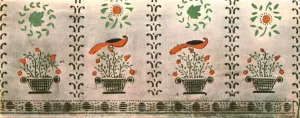 Hellmut Theodor Prints: Mural painting in the Grant Family House, Saco, Maine, USA, (1928). Creator: Unknown