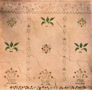 Mural painting in Mather House, Marlboro College, Vermont, USA, (1928). Creator: Unknown Mural painting in Mather House, Marlboro College, Vermont, USA, (1928). Creator: Unknown