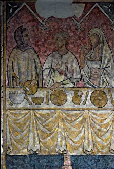 Diocesan Museum Gallery: Murals of old Seo of Lleida, work close to 1300, belonging to the Canonja Refectory