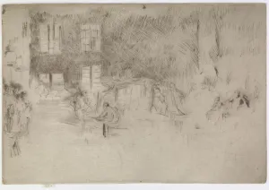 Murano-Glass Furnace, 1879-1880. Creator: James Abbott McNeill Whistler