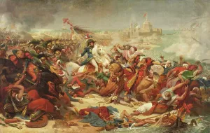 Europeans Prints: Murat Defeating the Turkish Army at Aboukir, (c1805). Creator: Antoine-Jean Gros
