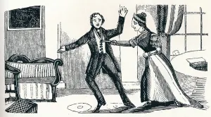 Mayhew Prints: Murder of Captain Lawson (A Cock), c1840, (1902)