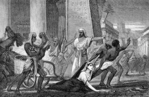 Dragging Prints: The murder of Hypatia, neo-Platonic mathematician and philosopher, 415 (mid 19th century)