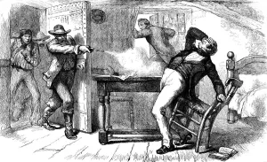 Prejudice Prints: Murder of Joseph and Hyrum Smith, 1844 (c1880)