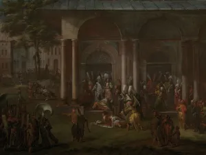 Ahmed Iii Gallery: The Murder of Patrona Halil and his Fellow Rebels. Artist: Vanmour (Van Mour)