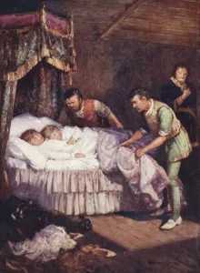 Tableau Prints: The Murder of the Princes in the Tower, 1925. Creator: Howard Davie