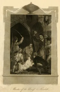 Penitentiary Prints: Murder of the Princess de Lamballe, (1792), 1816. Creator: Unknown