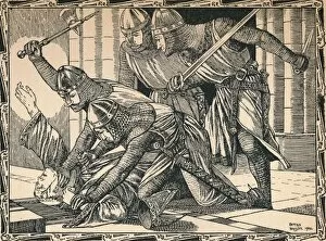 Childs History Of England Collection: The Murder of Thomas A Becket, 1902. Artist: Patten Wilson