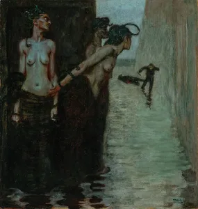 Franz Prints: The murderer, 1891. Creator: Stuck, Franz, Ritter von (1863-1928)