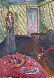 Oslo Prints: The Murderess, 1907. Creator: Munch, Edvard (1863-1944)