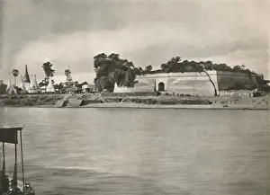 The Murhla Fort on the Irrawaddy, 1900. Creator: Unknown The Murhla Fort on the Irrawaddy, 1900. Creator: Unknown