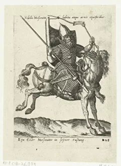 Bruyn Gallery: Muscovite nobleman on horseback, 1577