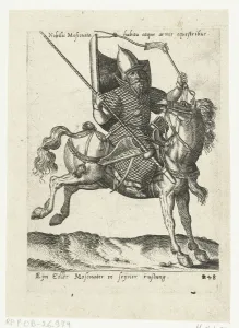 Armor Prints: Muscovite nobleman on horseback, 1577