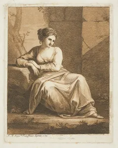 The Muse, 1766. Creator: Angelica Kauffman