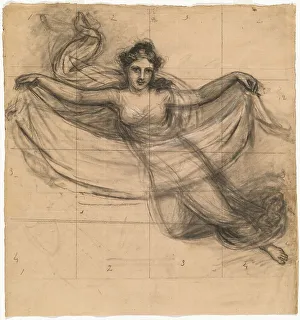 Heightened Prints: A Muse, 1815/1818. Creator: John Vanderlyn