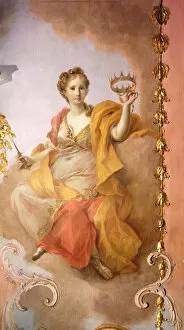 The Nine Muses Gallery: Muse Erato, Early 1770s. Creator: Torelli, Stefano (1712-1784)