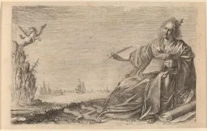 Muse Gallery: The Muse of Poetry, 1634. Creator: Willem Basse