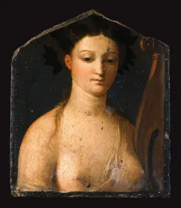 Workshop Prints: The Muse Polyhymnia. Creator: Romano, Giulio, (Workshop)
