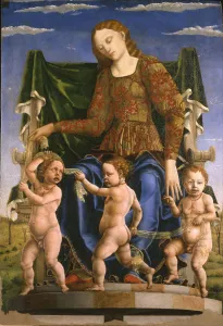 Nine Muses Gallery: The Muse Terpsichore, 1455-1460. Artist: Tura, Cosimo (before 1431-1495)