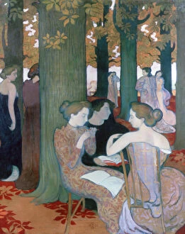 Muse Gallery: The Muses, 1893. Artist: Maurice Denis