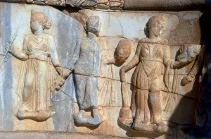 Libya Prints: Three Muses, Sabratha, Libya, c161-c192 AD