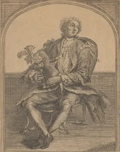 Musette Player (Le Joueur de Musette), 18th century. 18th century. Creator: Anon