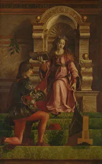 Music, 1470s. Artist: Justus van Gent (Joos van Wassenhove) (ca 1410-ca 1480)