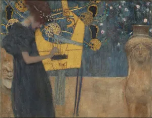 Play Music Prints: The Music, 1895. Creator: Klimt, Gustav (1862-1918)