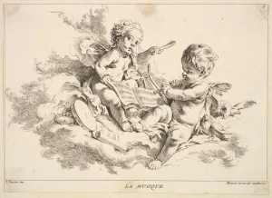 De La Rue Louis Felix Gallery: Music. Creator: Louis Felix de la Rue