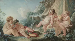 Music and Dance and Cupids in Conspiracy, 1740s. Creator: Francois Boucher (French