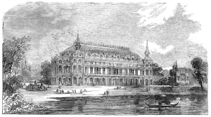 Boating Lake Prints: The Music-Hall to be erected in The Surrey Zoological Gardens