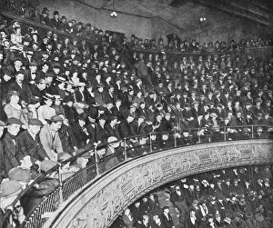 Auditorium Gallery: A music hall gallery, London, c1900 (1901)
