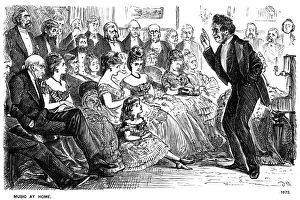 Music at Home, 1872 (1891). Artist: George du Maurier