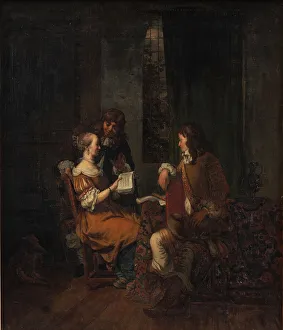 Music Lesson Prints: Music Lesson, 1655. Creator: Gerbrand van den Eeckhout