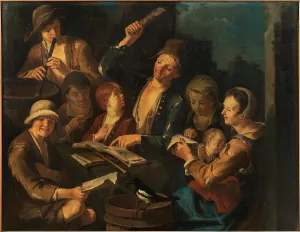 The Music Lesson. Creator: Cipper, Giacomo Francesco (1664-1736)