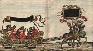 Knights Prints: Music Lutes and Rybebas (The Triumphal Procession of the Emperor Maximilian I)