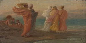 The Music Party, c. 1875. Creator: Elihu Vedder (American, 1836-1923)