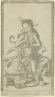 Mantegna Prints: Music, plate 26 from Arts and Sciences, c.1465. Creator: Unknown