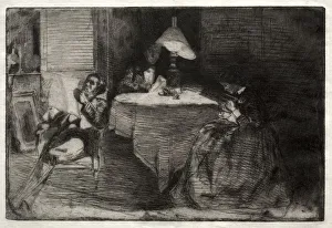 Tonalism Prints: The Music Room. Creator: James McNeill Whistler (American, 1834-1903)