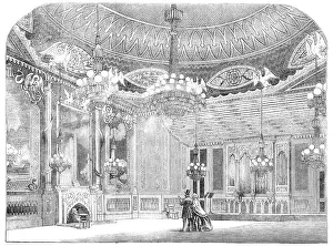 The Music-Room, in the Pavilion, Brighton, 1856. Creator: Unknown
