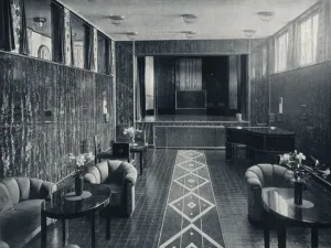 Gustav Prints: The Music Room of the Stoclet Palace, Brussels, Belgium, c1914