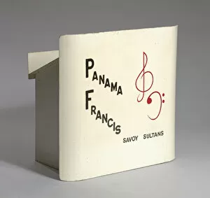 Music stand for the Panama Francis Savoy Sultans, ca. 1974