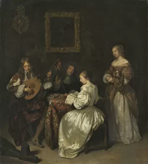 Amusing Gallery: Musical amusement, 1665