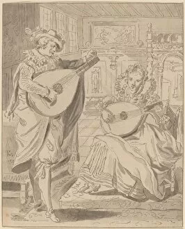 Cornelis Ploos Van Amstel Collection: Musical Company, 1772, published 1774. Creator: Bernhard Schreuder