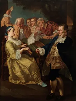 Play Music Prints: Musical Entertainment, c1752. Creator: Traversi, Gaspare (1732-1769)