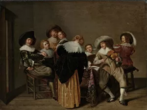 Hals Gallery: A Musical Party. Artist: Hals, Dirck (1591-1656)